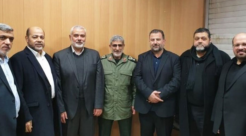 قائد قوات القدس يؤكد مواصلة دعم ايران للشعب الفلسطيني 