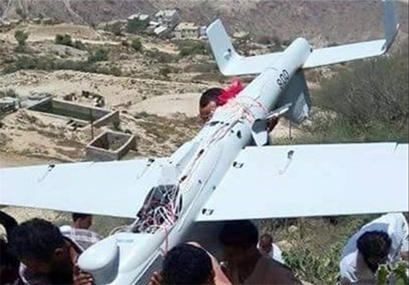 القوات اليمنية تسقط طائرة تجسس للعدوان السعودي