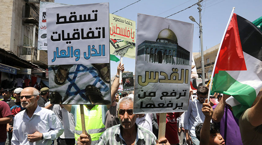 تنديداً بـ"صفقة القرن"..خروج مظاهرات في الأردن