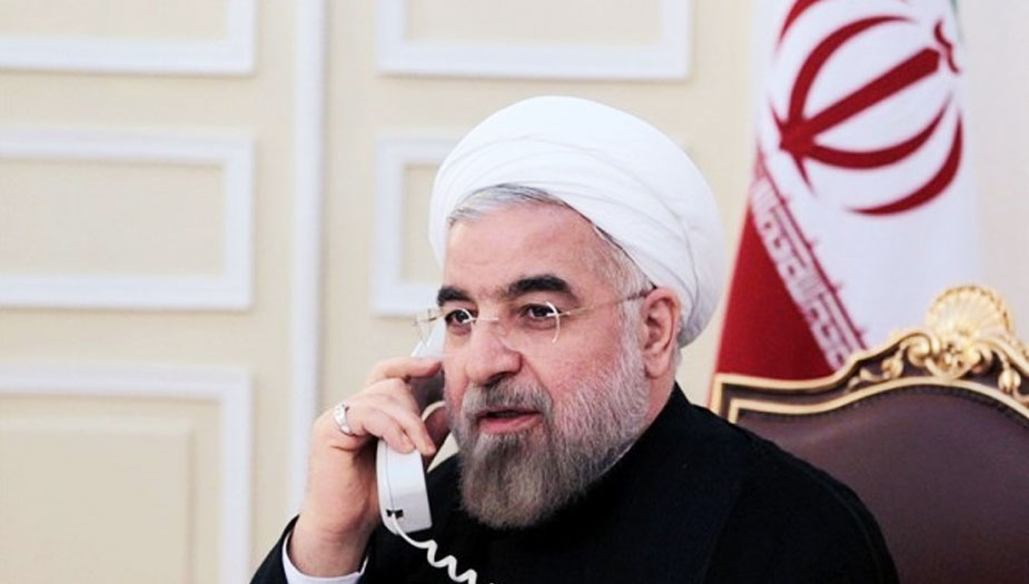 الرئيس روحاني يؤكد ضرورة التعاون عالميا لمواجهة كورونا
