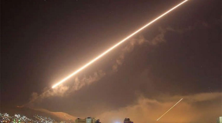 عدوان صهيوني على سوريا والدفاعات الجوية تتصدى
