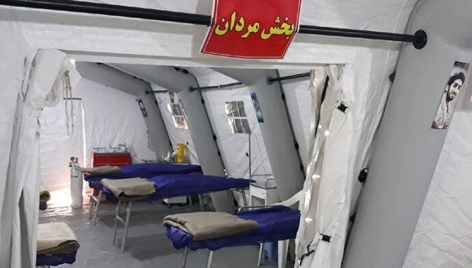 وزارة الدفاع تقيم المستشفيات الميدانية في انحاء ايران