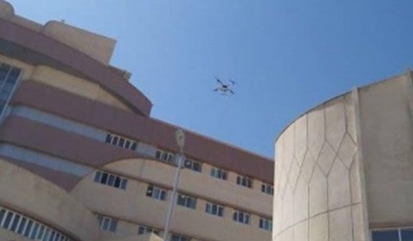 ايران تستخدم طائرات مسيرة لتعقيم مباني المستشفيات