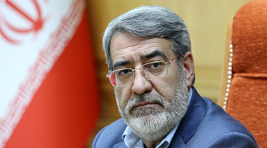 وزير الداخلية الايراني: حصلنا على تجربة جيدة في مكافحة كورونا