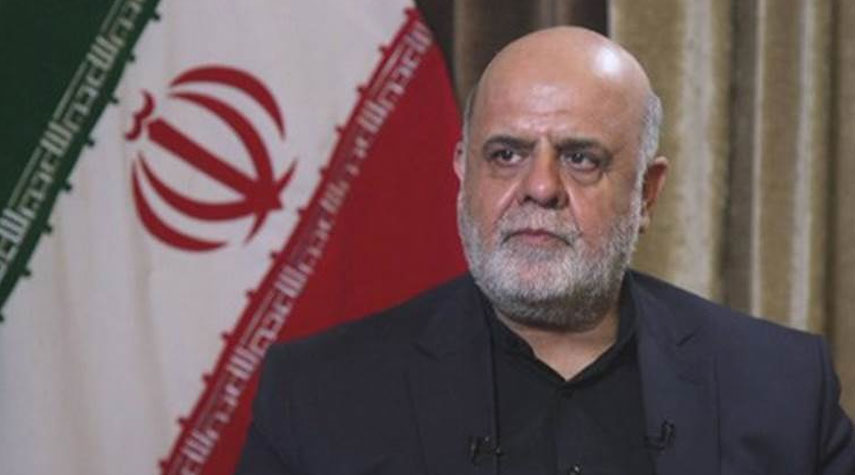 السفير الايراني في بغداد: شعبنا سعيد لانخفاض إصابات كورونا في العراق