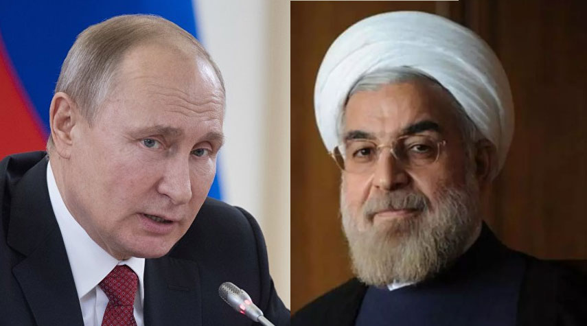 الرئيسان الإيراني والروسي يؤكدان ضرورة التسريع بتنفيذ الاتفاقات المشتركة