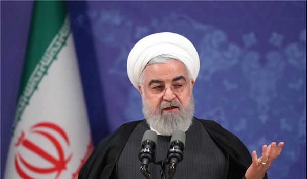الرئيس حسن روحاني يدشن مصنع لانتاج الالمنيوم جنوب ايران
