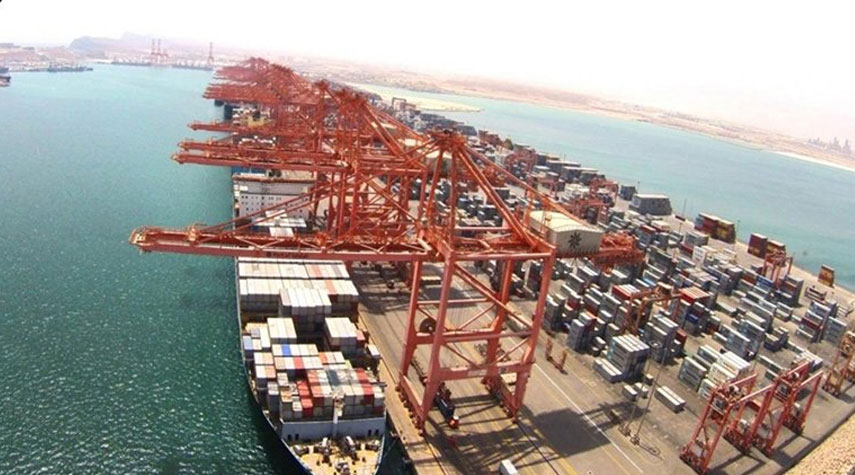 ميناء جابهار يصدر أول شحنة من المواد المعدنية للإمارات في العام الايراني الجديد
