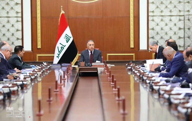 انعقاد الجلس الاولى لمجلس الوزراء العراقي برئاسة الكاظمي