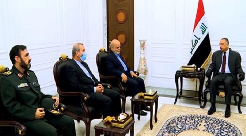 الكاظمي يؤكد حرص العراق على اقامة افضل العلاقات مع ايران
