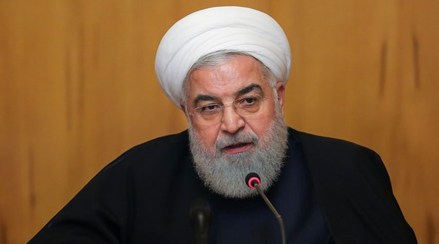 الرئيس روحاني يعزي باستشهاد عدد من أفراد القوة البحرية للجيش