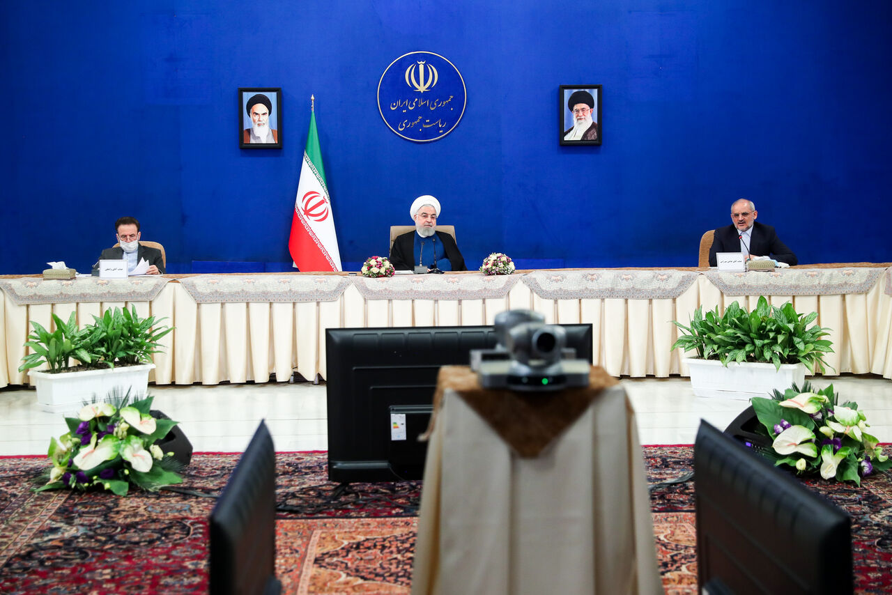 الرئيس روحاني: خطة مواجهة كرورنا فندت الاحكام المسبقة ضد ايران