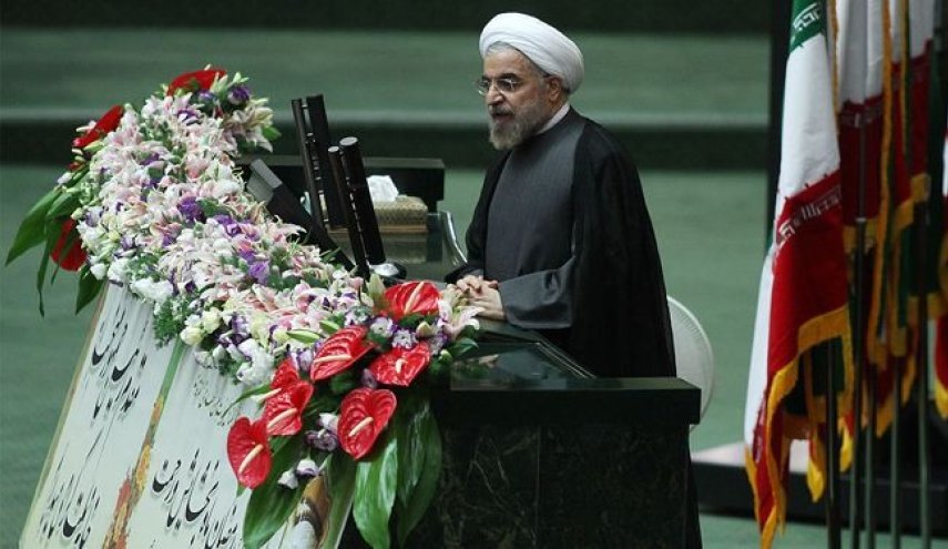   الرئيس روحاني: مجلس الشورى الاسلامي رمز سيادة الشعب الدينية 