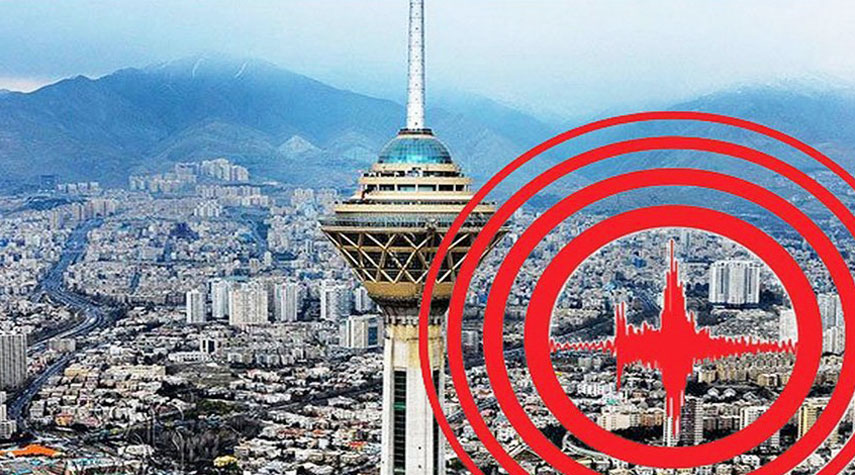 زلزال بقوة 4 درجات على مقياس ريختر يضرب طهران