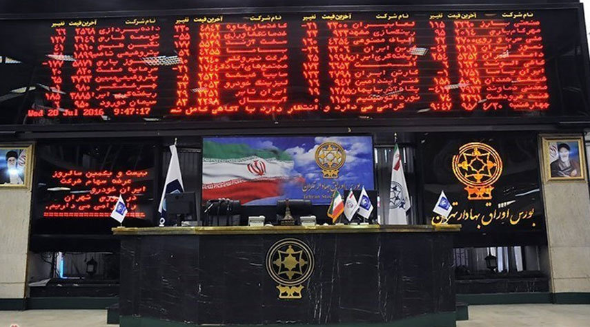 بورصة طهران تكسر حاجز المليون نقطة