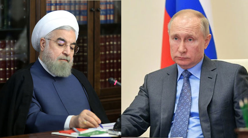 روحاني يؤكد ان إيران وروسيا تتحملان مسؤولية الأمن الإقليمي