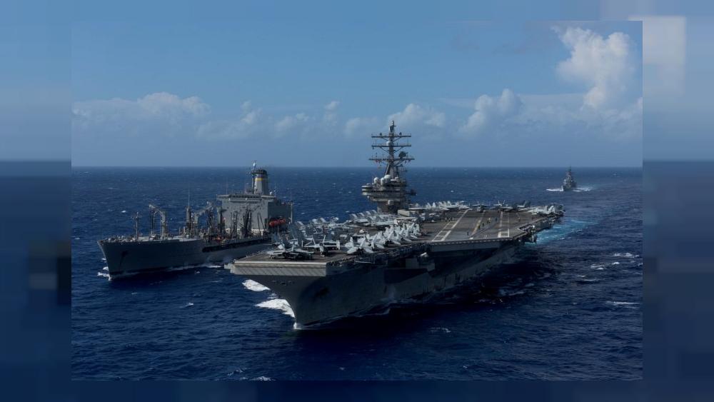 البحرية الأمريكية ترسل حاملتي طائرات لبحر الصين 