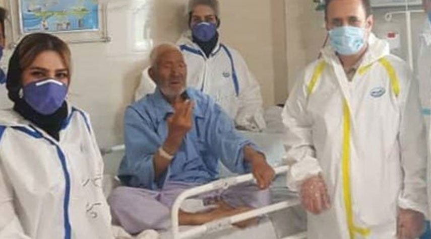 عجوز ايراني بعمر 109 أعوام ينتصر على مرض كورونا