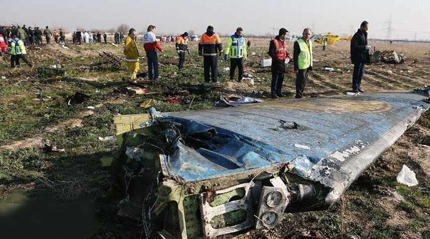 منظمة الطيران المدني الايراني تصدر تقريرا حول حادث الطائرة الاوكرانية