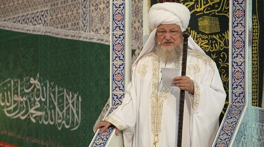 مفتي روسيا يشيد بالدعم الايراني لوحدة المسلمين