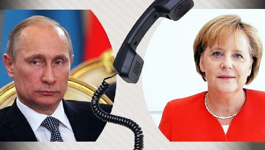 بوتين وميركل يناقشان ثلاثة ملفات دولية مهمة