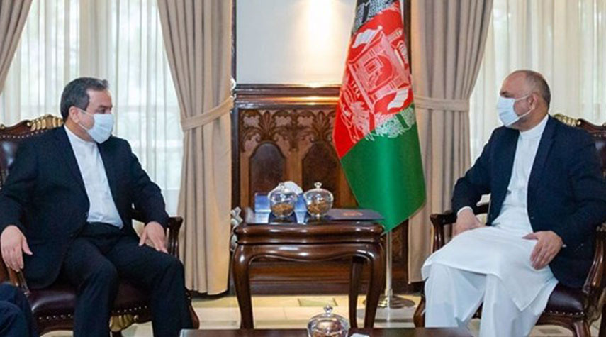 ايران تعلن استعدادها لدعم الحكومة الافغانية للتقدم بعملية السلام 