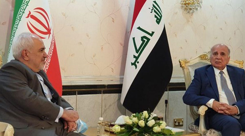 وزير الخارجية العراقي يستقبل نظيره الايراني في بغداد 