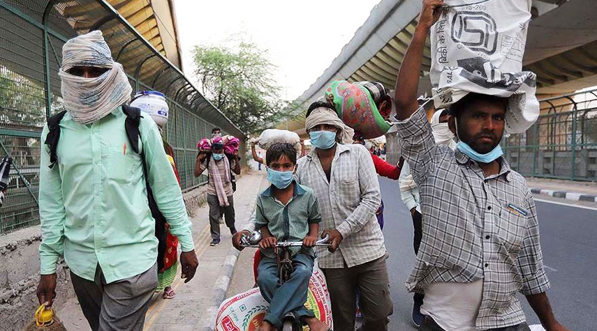 تسجيل نحو 49 ألف إصابة و757 وفاة جديدة بكورونا في الهند