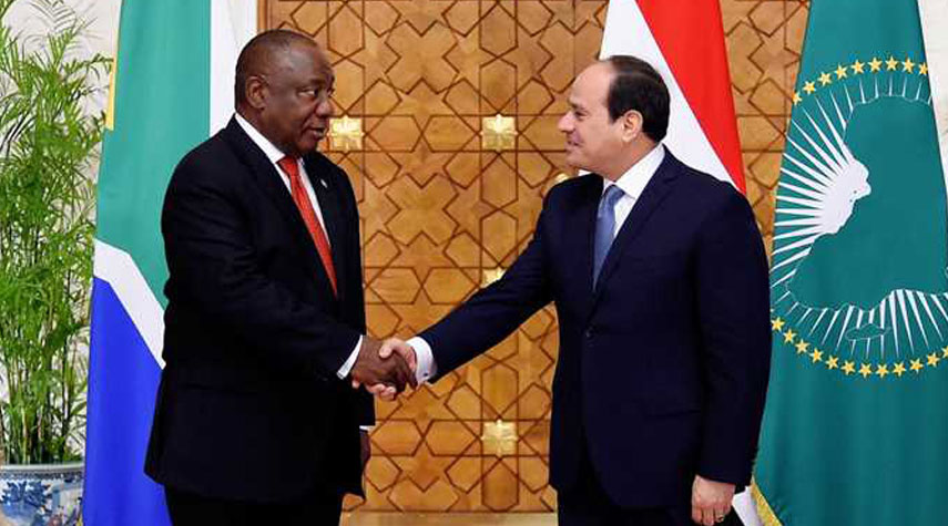 الرئيس المصري يؤكد على الثوابت المصرية بشأن سد النهضة 
