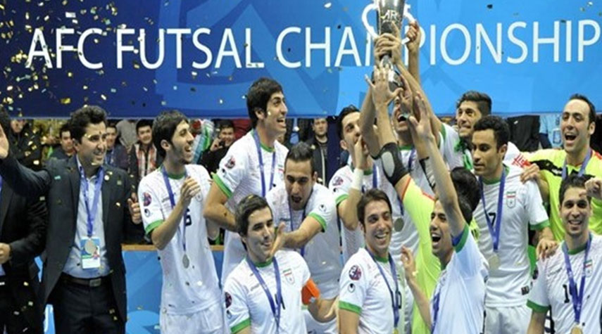 منتخب إيران لكرة الصالات الأوّل على آسيا والسادس على العالم