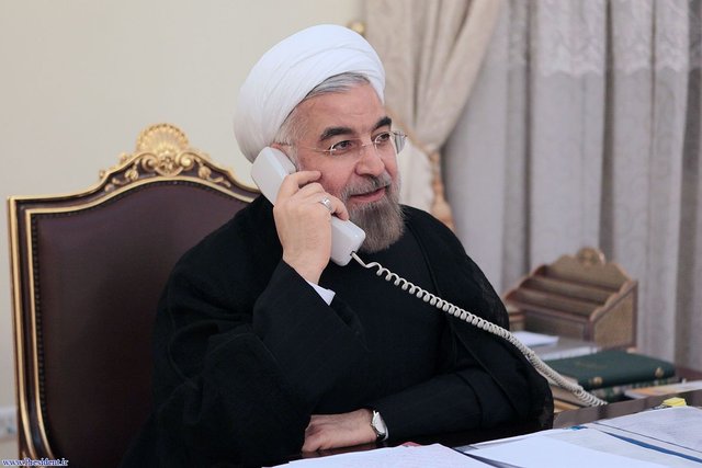 الرئيس روحاني يدعو لتعزيز العلاقات بين ايران وقطر