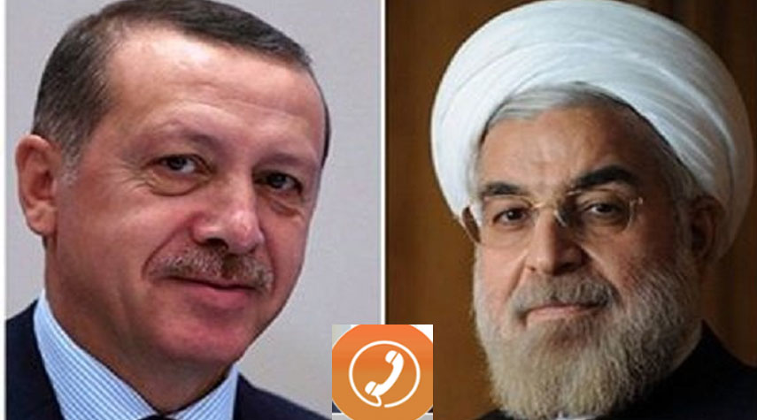 روحاني لاردوغان: علاقات ايران وتركيا ودية ونريد تطويرها
