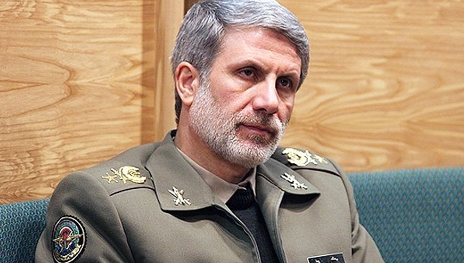 وزير الدفاع الايراني يؤكد ان الحظر الامريكي دفع شبابنا لتحقيق الاكتفاء الذاتي