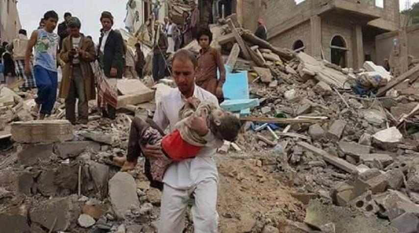  ادانة الامم المتحدة لغارات العدوان السعودي على اليمن