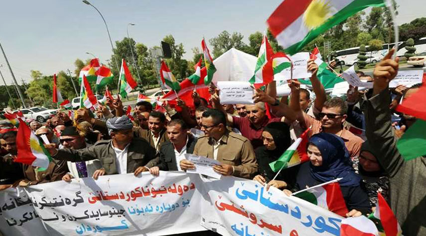 احتجاجات في كردستان العراق تطالب بحل حكومة الاقليم