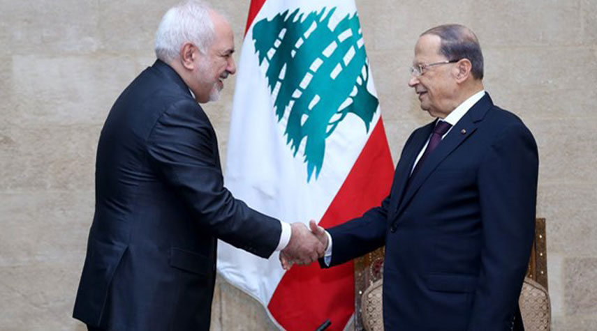 ظريف يلتقي عون ويدعو لمساعدة لبنان من دون استغلال