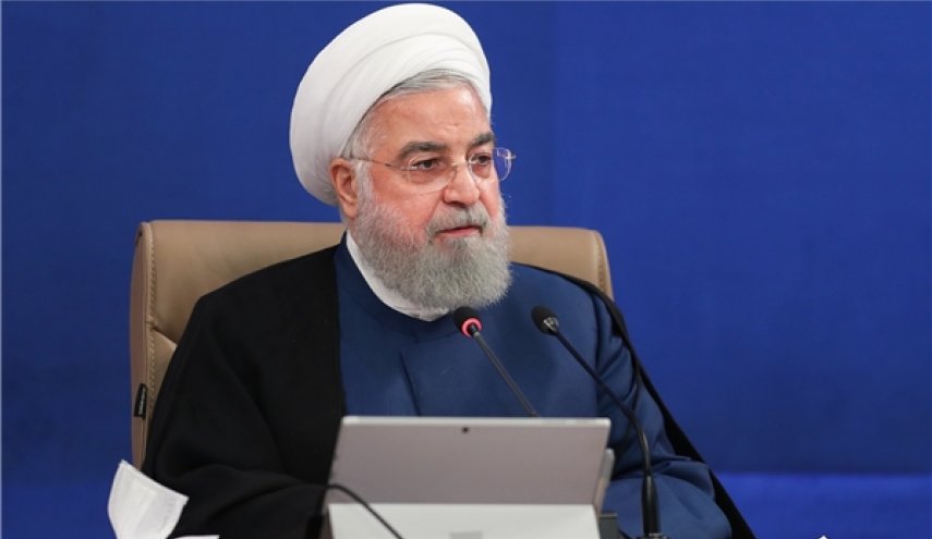 الرئيس  روحاني: حاضرون في الساحة بكل قوة وسنحبط مخططات الاعداء 