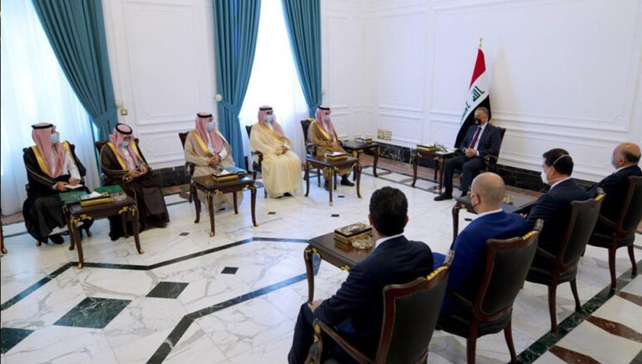 وزير الخارجية السعودي يلتقي الكاظمي في بغداد