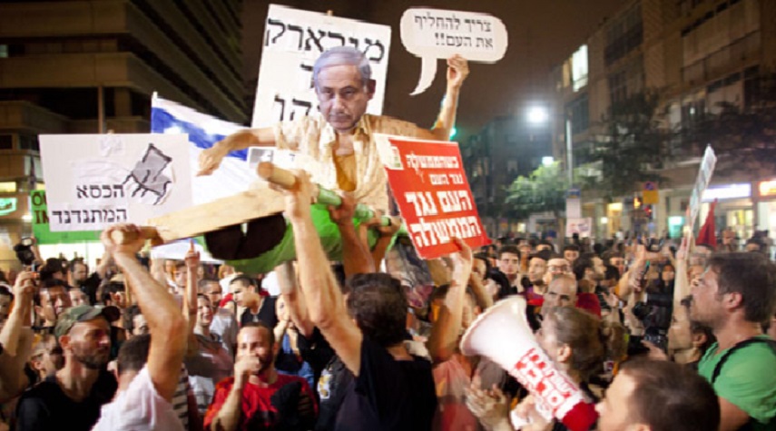 تظاهرات في القدس المحتلة تطالب باستقالة نتنياهو