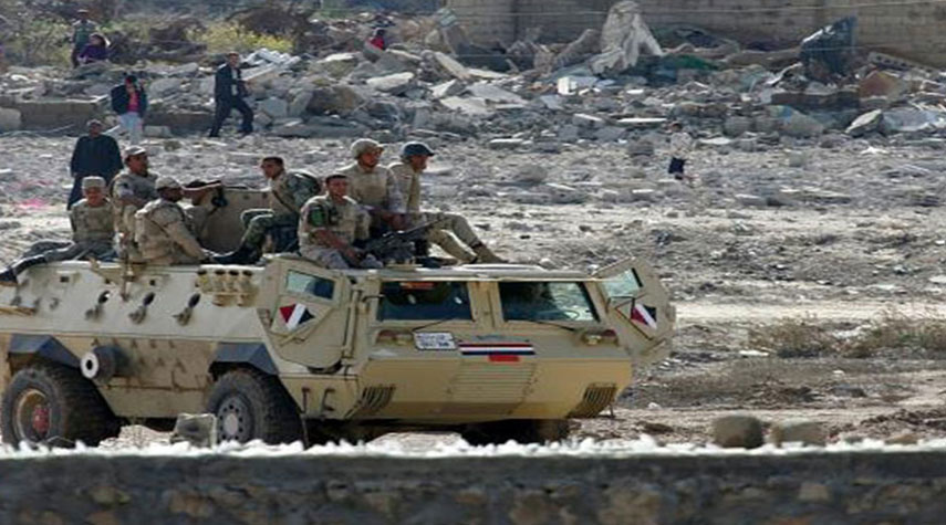 اشتباكات في شمال سيناء ومقتل عناصر ارهابية