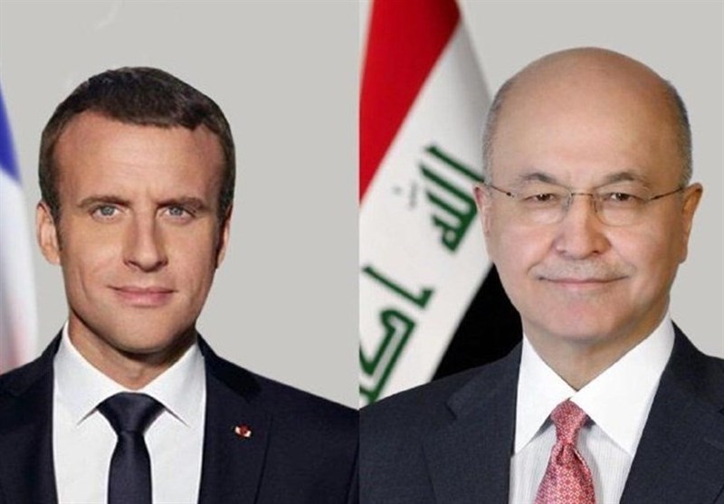  الرئيس العراقي يستقبل نظيره الفرنسي 
