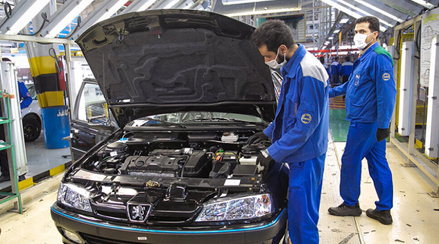 خلال خمسة اشهر نمو إنتاج السيارات في ايران بنسبة 20٪