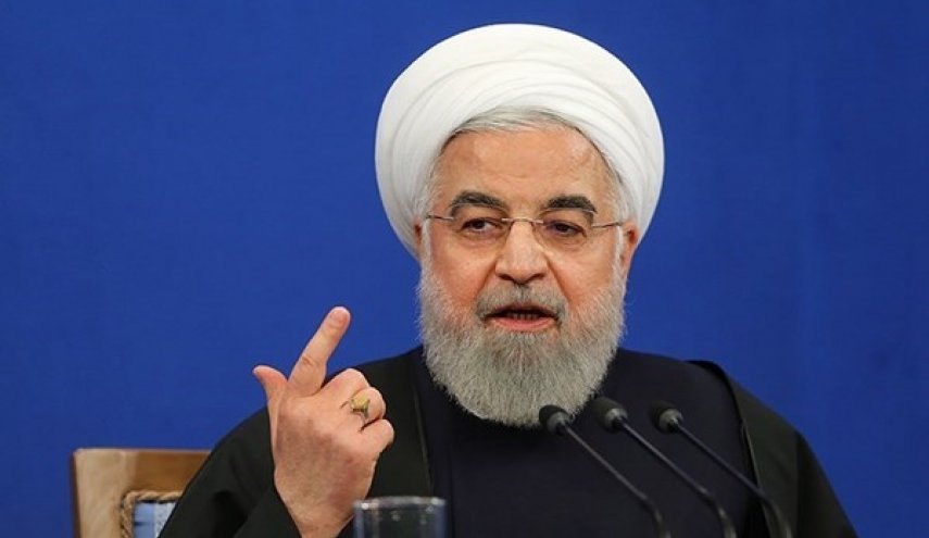 الرئيس  روحاني: امريكا على موعد مع هزيمة كبيرة مطلع الأسبوع القادم 