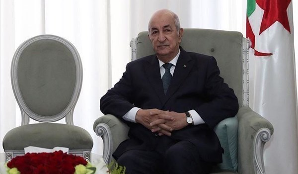 الرئيس الجزائري: القضية الفلسطينية مقدسة بالنسبة للجزائريين