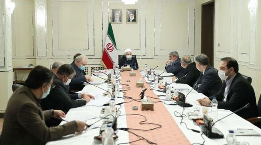 الرئيس روحاني يدعو الشعب الى الالتزام الدقيق بالبروتوكولات الصحية