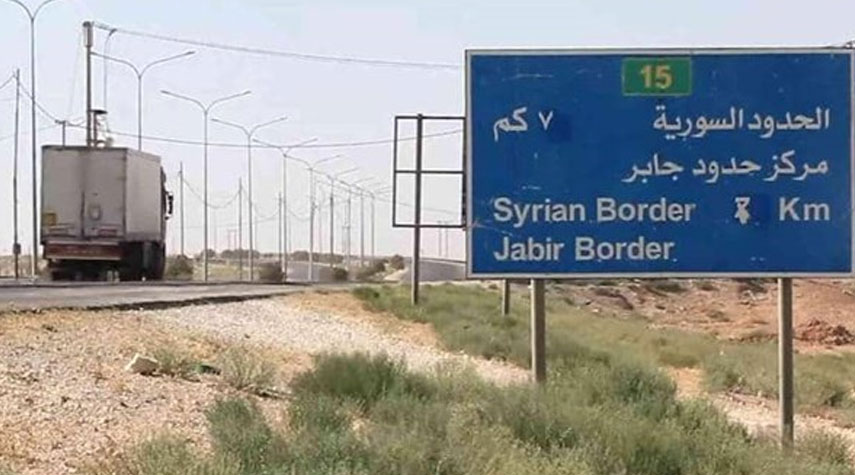 الأردن يفتح معبر تجاري مع سوريا