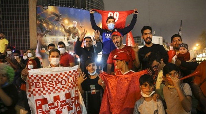 احتفالات في شوارع طهران بفوز برسبوليس على النصر السعودي