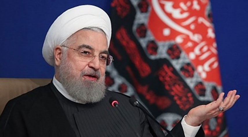 روحاني يؤكد ان الشعب الايراني سيرغم العدو على الاستسلام
