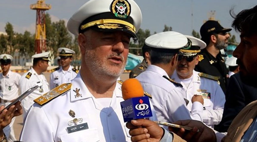 ايران تدشن سفينة حربية حاملة للمروحيات