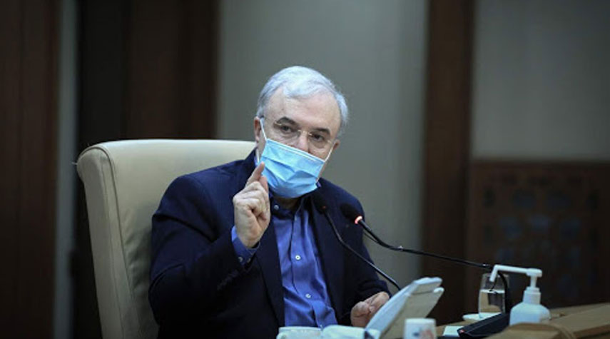 وزير الصحة الايراني يزف خبرا سارا عن لقاح كورونا